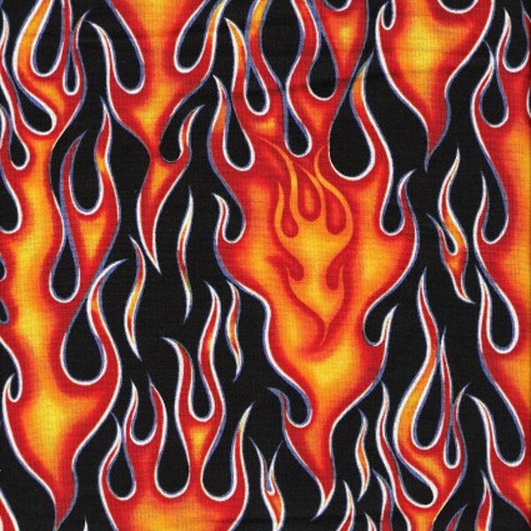 Harley Davidson Fabric by the Yard Etsy