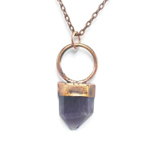 Amethyst Necklace | Amethyst Pendant | Raw Amethyst Necklace | Amethyst Point Necklace | Amethyst Jewelry | Raw Crystal Necklace | Boho