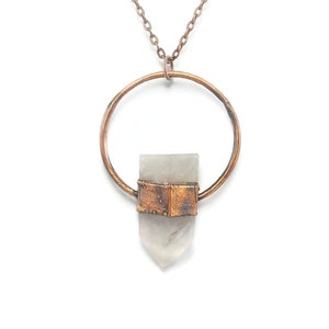 Rose Quartz Necklace | Rose Quartz Pendant | Rose Quartz Jewelry | Raw Rose Quartz Necklace | Rose Quartz Point Necklace | Crystal Necklace