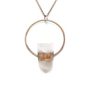 Rose Quartz Necklace | Rose Quartz Pendant | Rose Quartz Jewelry | Raw Rose Quartz Necklace | Rose Quartz Point Necklace | Crystal Necklace
