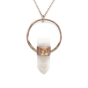 Rose Quartz Necklace | Rose Quartz Pendant | Rose Quartz Jewelry | Raw Rose Quartz Necklace | Rose Quartz Point Necklace | Crystal Necklace