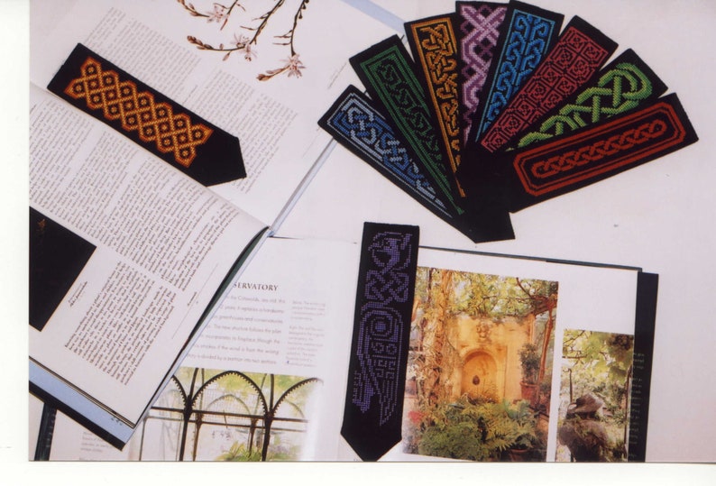 10 Celtic Cross stitch patterns 10 Celtic Bookmarks series Etsy
