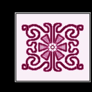 NEW! Art Deco - Twisted Lace -  cross stitch pattern sold as pdf file