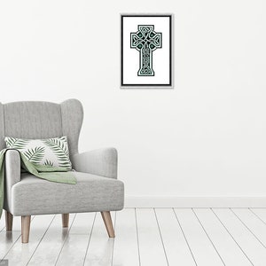 SPECIAL OFFER 10% off! Faith and Balance Celtic Cross pattern/chart for counted cross stitch - digital download as a pdf file