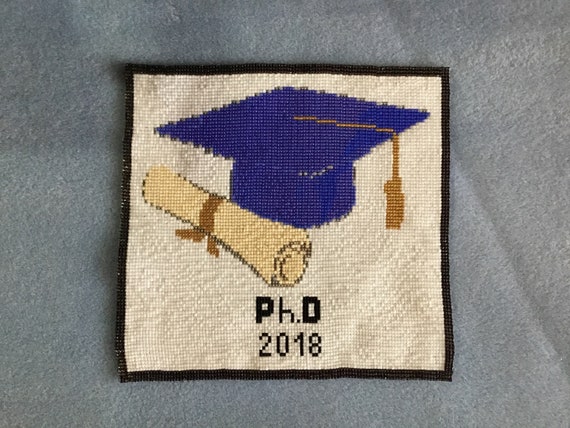 Graduation Cap 9 Pdf Cross Stitch Pattern New Design Etsy