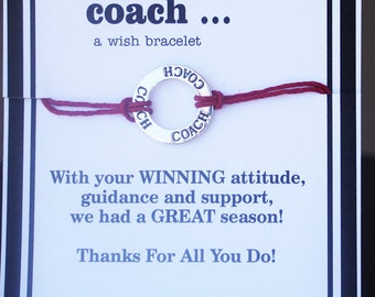 Coach Wish Bracelet – Affirmation Charm, Team Gift