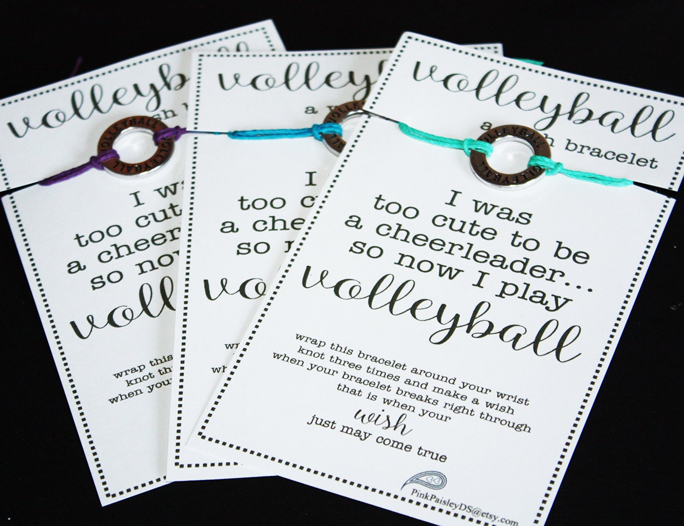Volleyball wish bracelets clearance
