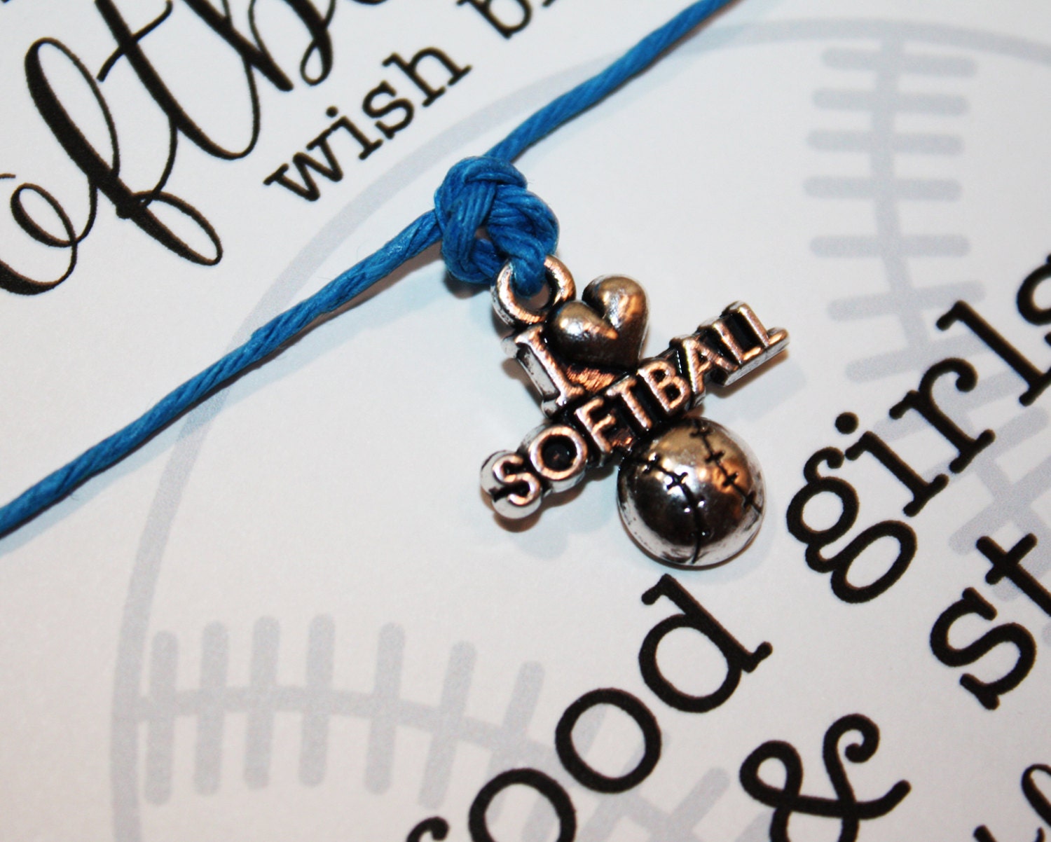 Softball clearance wish bracelet