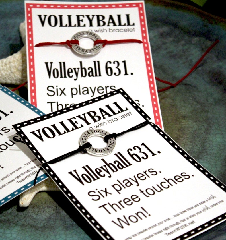 LIMITED INVENTORY 12 Volleyball Team Wish Bracelets Etsy