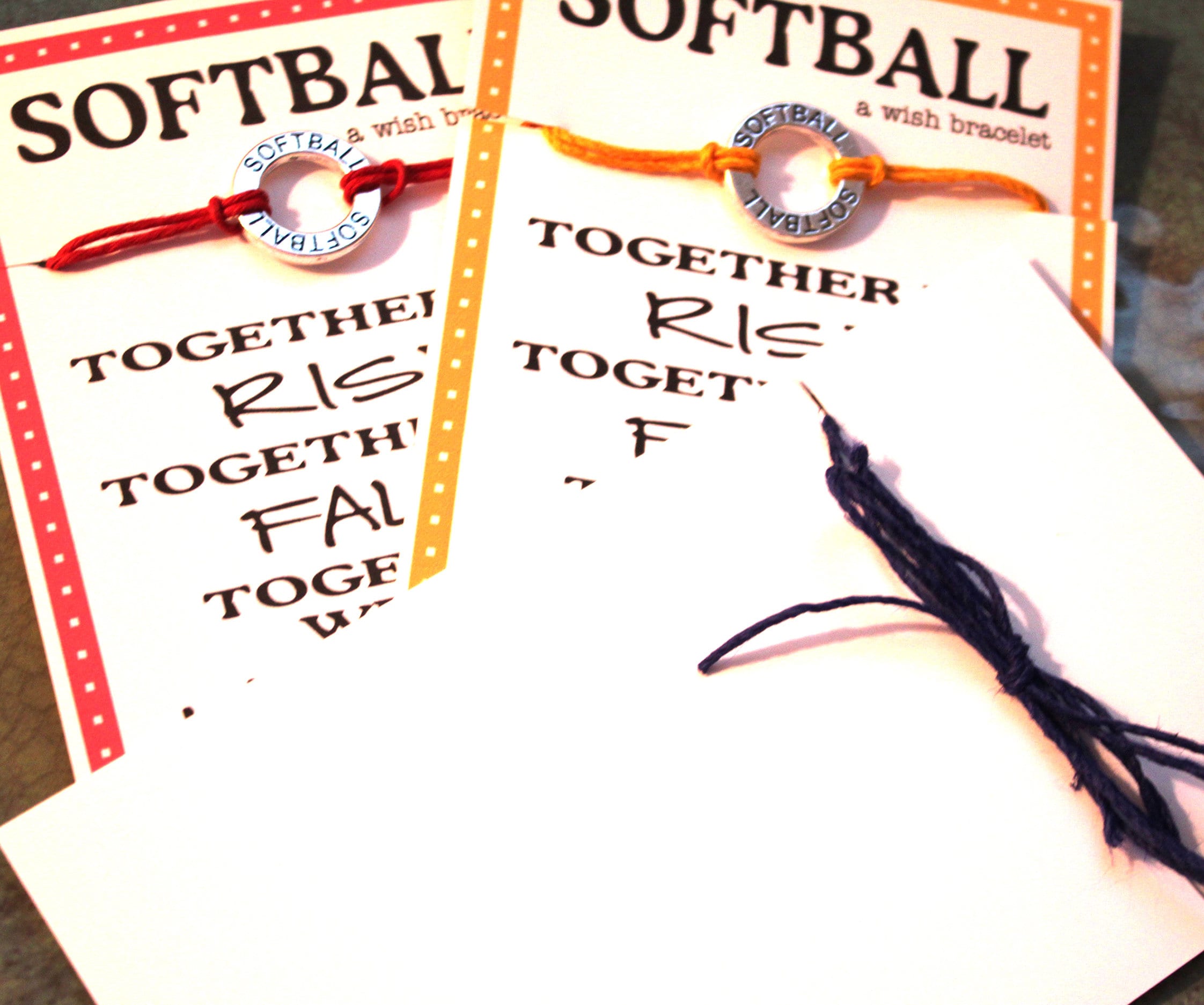 Softball wish bracelet sale