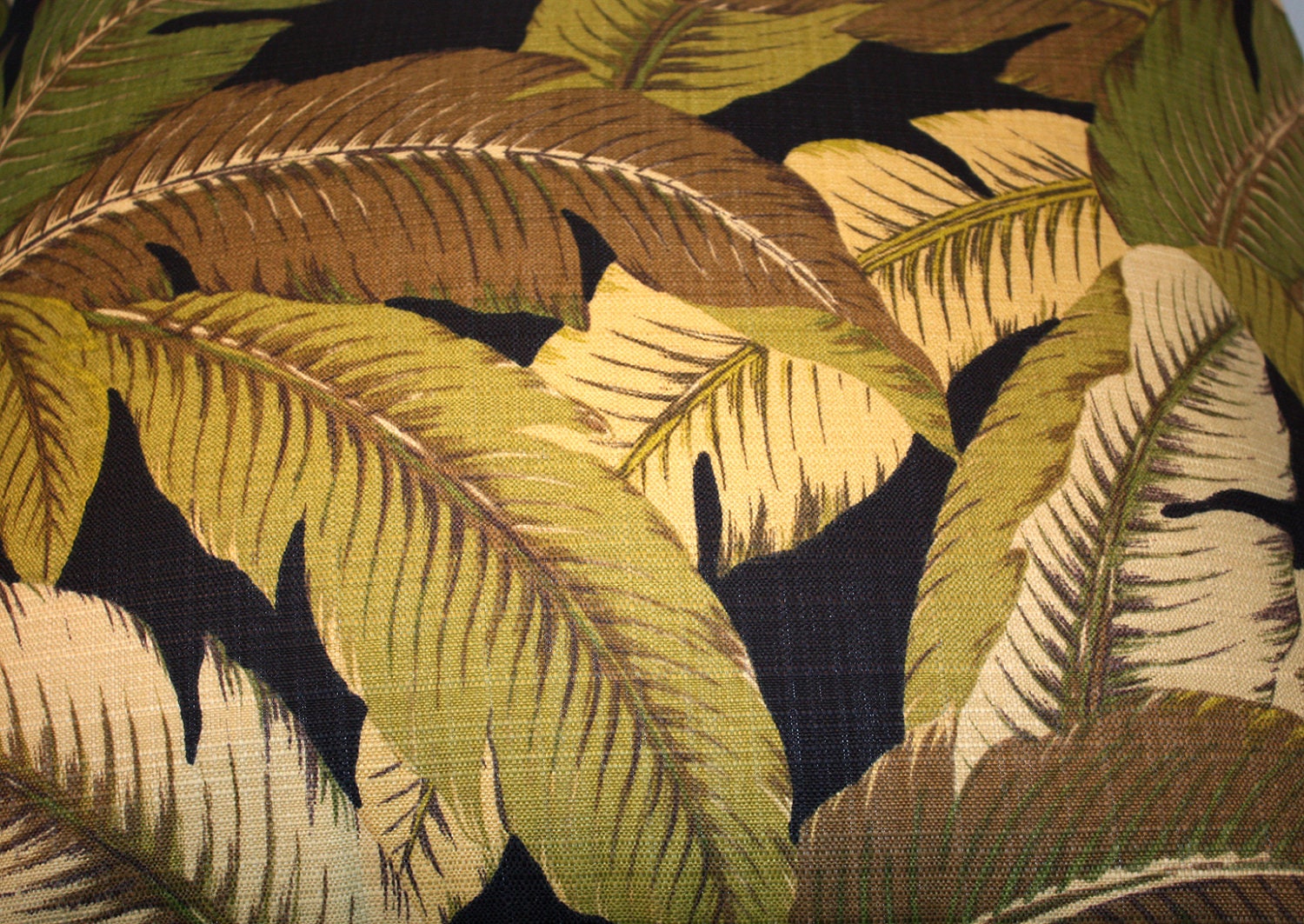 Tommy Bahama 24 Indoor / Outdoor Pillow Covers Swaying Palms Coal