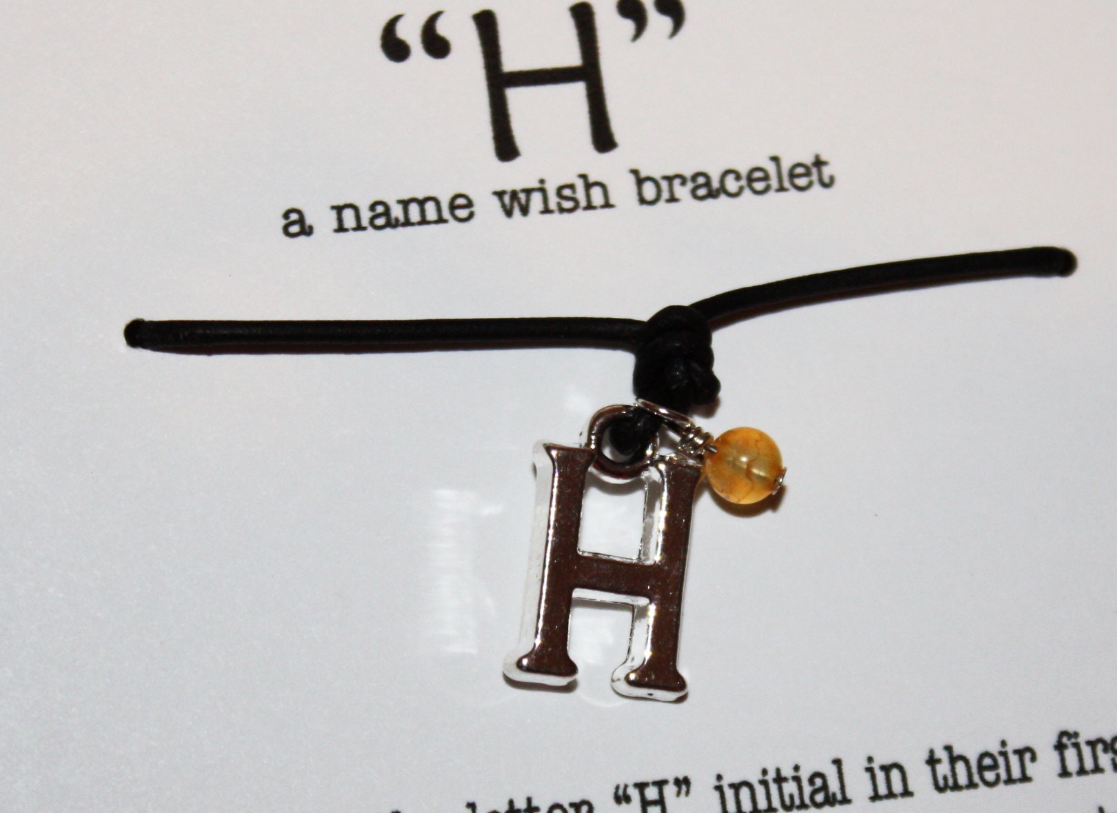 h name bracelet