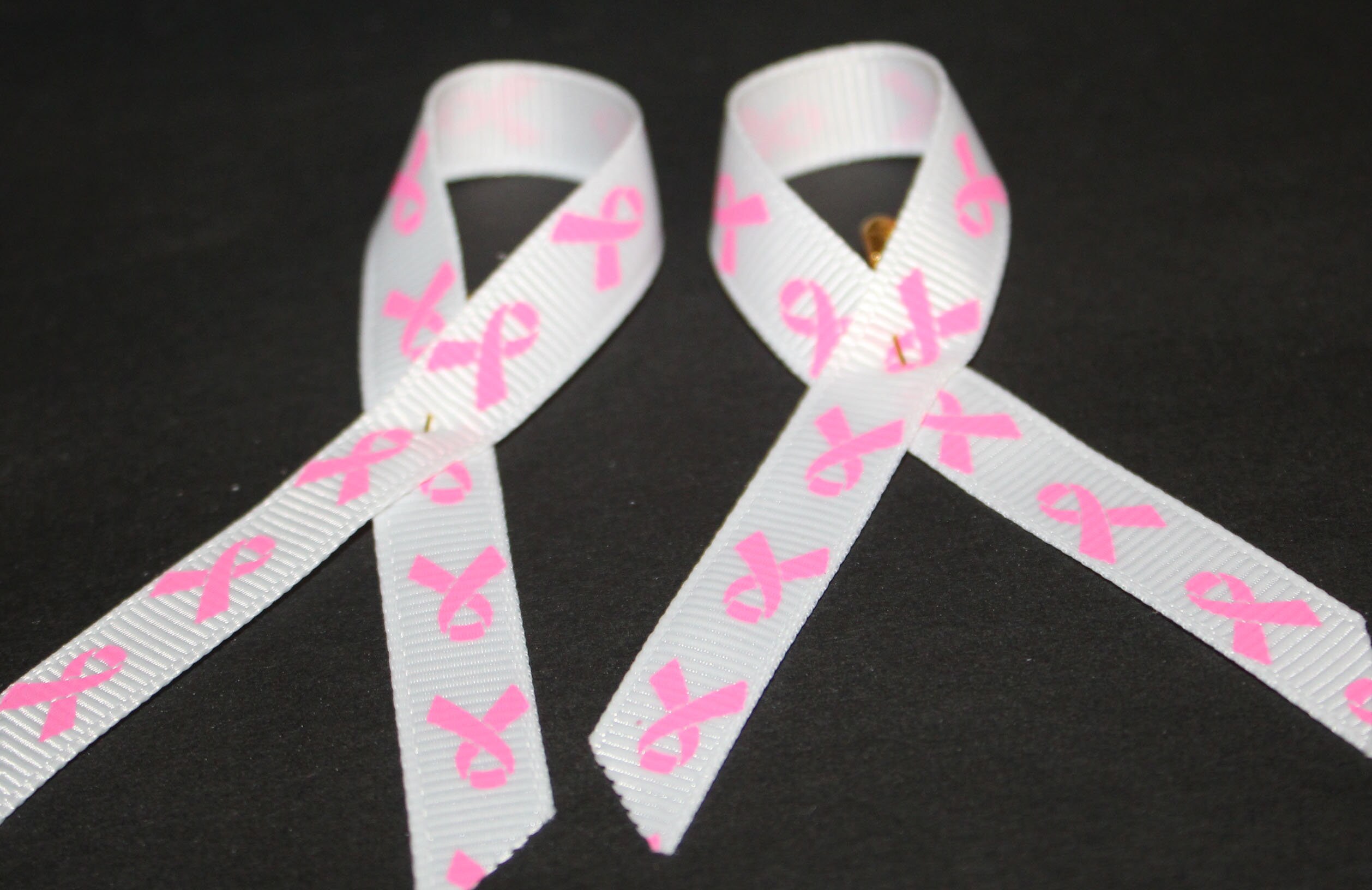 Bulk Support Breast Cancer Awareness Ribbons Pin Back Show Support