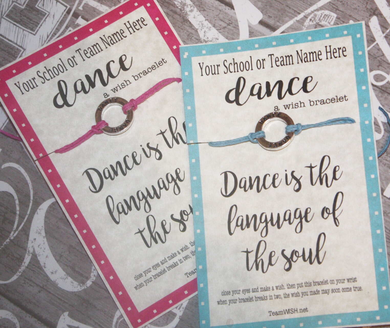 3 Dance Wish Bracelets Language of the Soul Pick Your Etsy