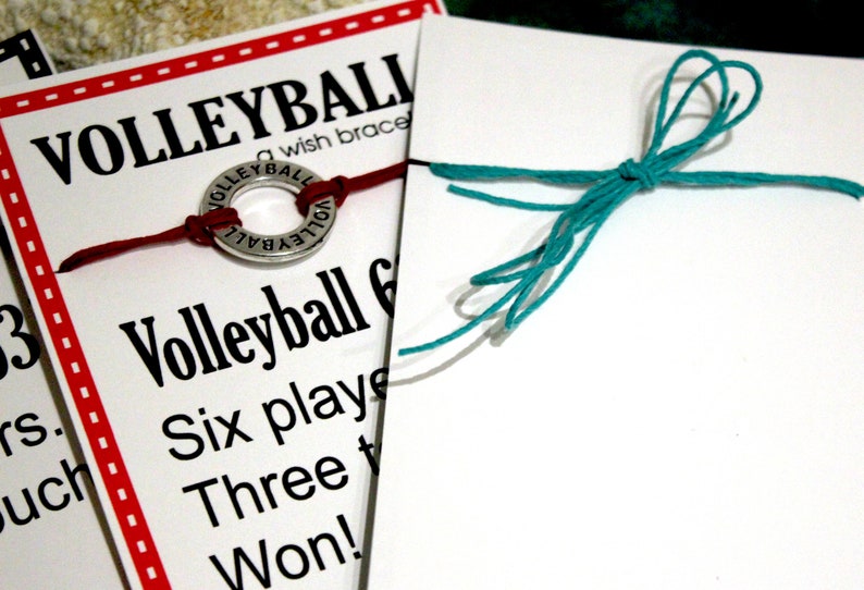 LIMITED INVENTORY 12 Volleyball Team Wish Bracelets Etsy