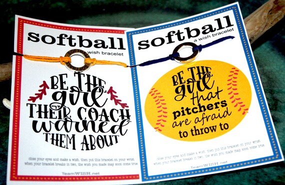 Softball clearance wish bracelet