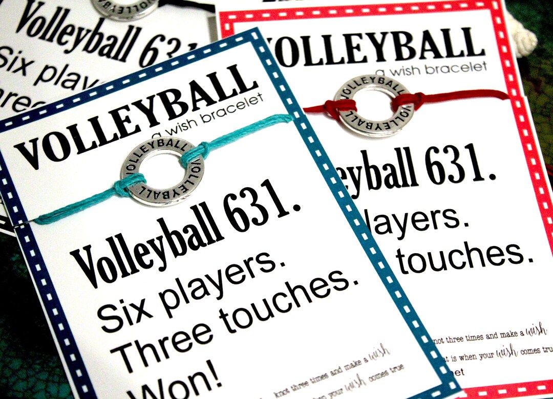 LIMITED INVENTORY 12 Volleyball Team Wish Bracelets Etsy