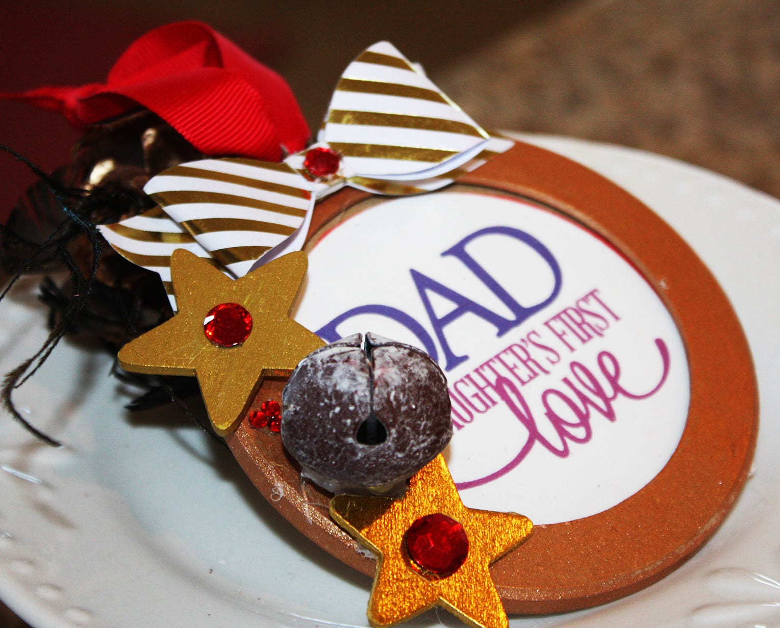 Holiday Ornament Dad A Daughter's First Love Christmas