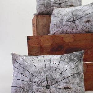 Driftwood pillow - made to order - decorative pillow - wood print
