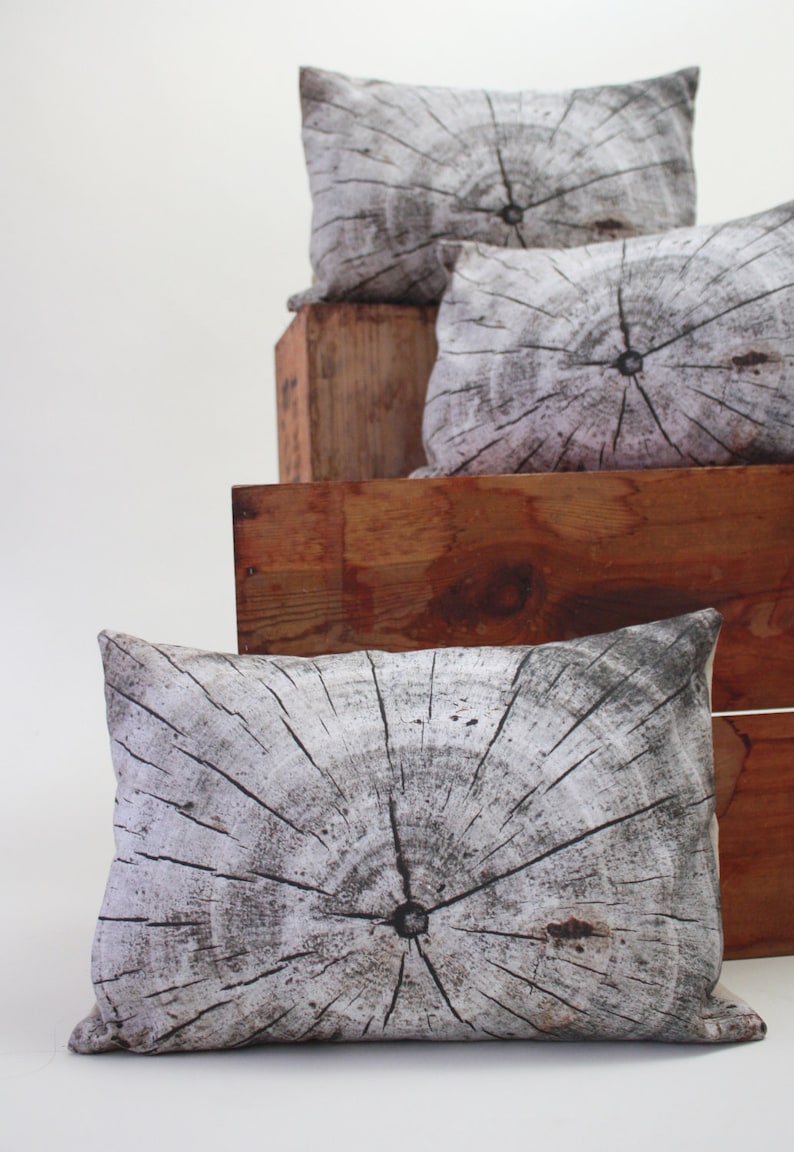 Driftwood pillow - made to order - decorative pillow - wood print