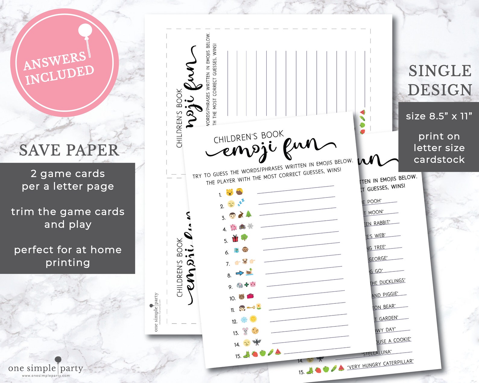 Children's Book Emoji Baby Shower Game Book Baby Shower Etsy