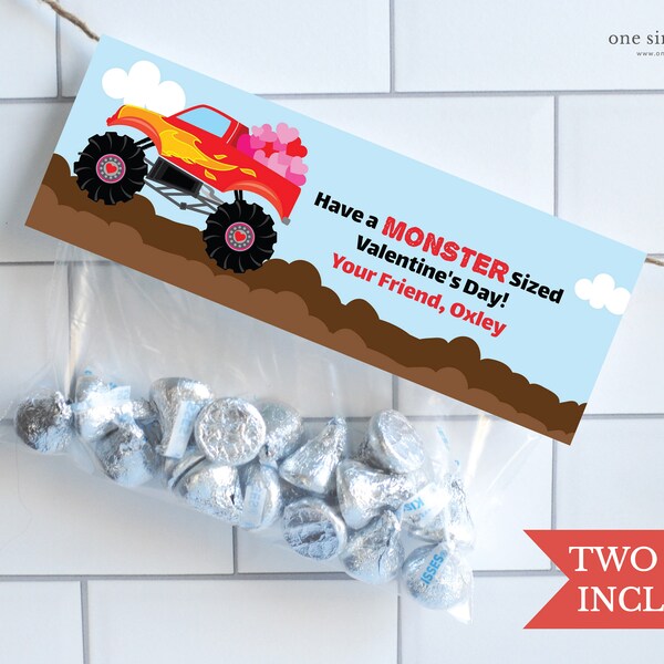 Monster Truck Valentine Box - Etsy