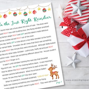Christmas Left Right Game Christmas Game Gift Exchange Game Christmas Party Pass the Gift Game TWO Games INSTANT DOWNLOAD image 2