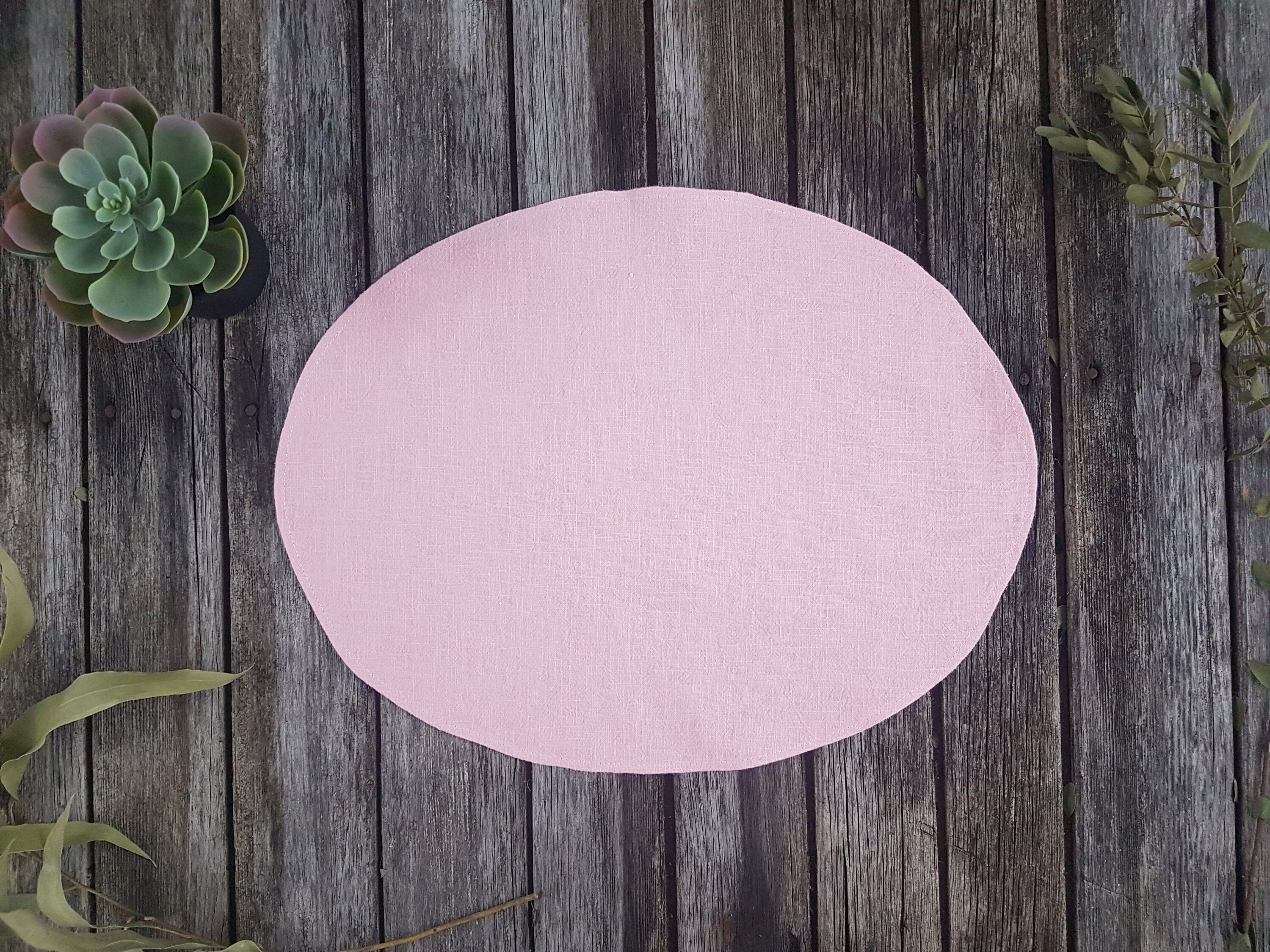 Oval Linen Place Mats Mustard Placemats Yellow Placemat Etsy