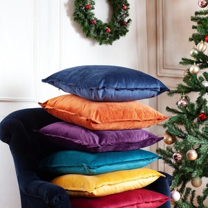Luxury velvet pillow covers