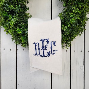 Monogramed wreath sash, door wreath sash, personalized wreath sash