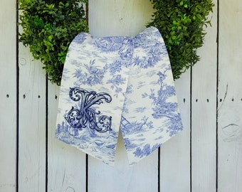 Fascia con ghirlanda toile, fascia con ghirlanda blu scuro, fascia con ghirlanda patriottica