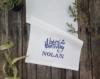 Happy Birthday table runner, occasion table runner, birthday table runner