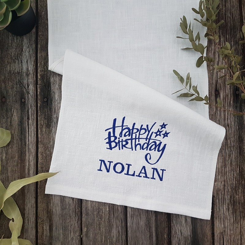 Happy Birthday Table Runner