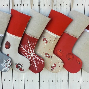 Family Christmas stockings, fun kids stockings, fairytale stockings, character stockings image 4