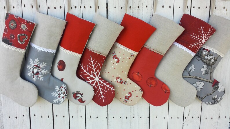 Family Christmas stockings, fun kids stockings, fairytale stockings, character stockings image 4