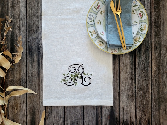 Monogram table runner deals