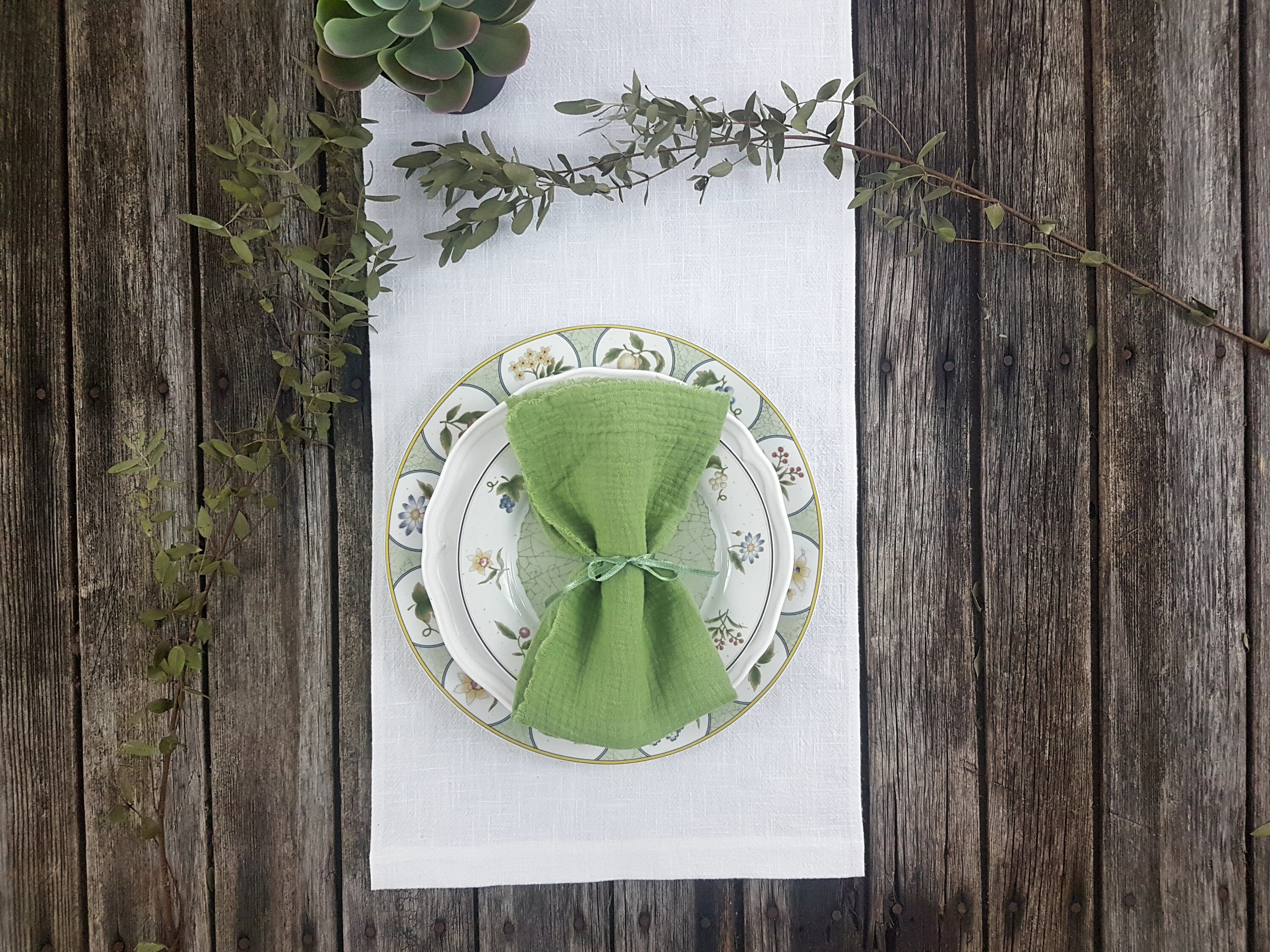 White Table Runner Linen Table Runner Nettle Linen Fabric Etsy Canada