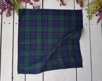 Blackwatch plaid napkins, christmas serviettes