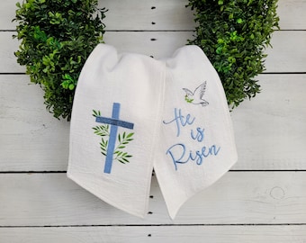 He is Risen wreath sash, Easter wreath sash,Chross wreath sash