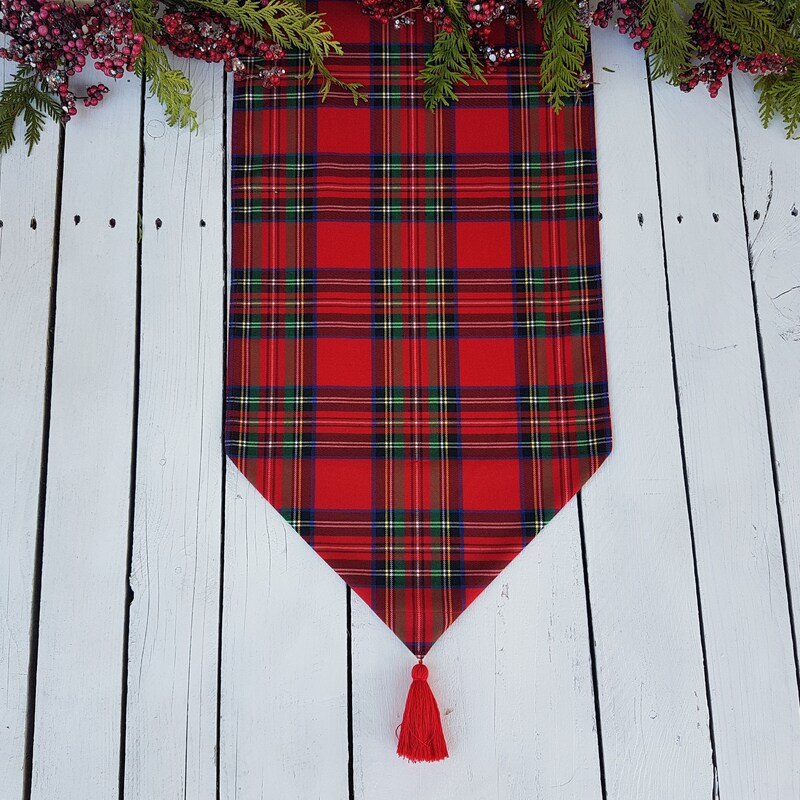 Taylor Tartan Table Runner - Cotton table runner