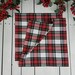 see more listings in the Plaid napkins section