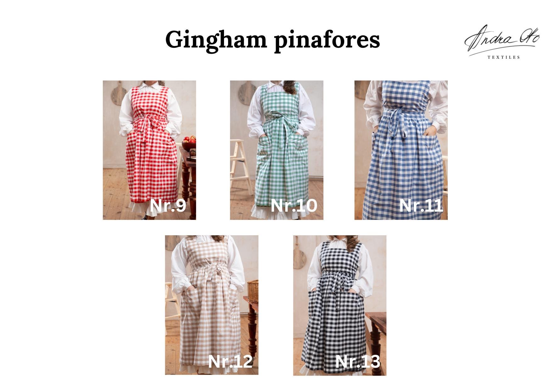 アトリエGG Dress apron(tartancheck) 16 アトリエGG Dress apron(tartancheck) 16 アトリエGG Dress