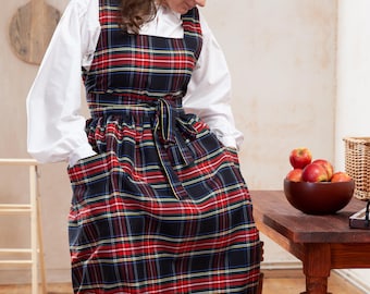 アトリエGG Dress apron(tartancheck) 16 アトリエGG Dress apron(tartancheck) 16 アトリエGG Dress