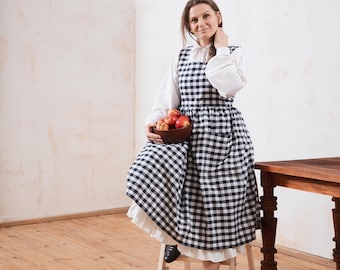 アトリエGG Dress apron(tartancheck) 16 アトリエGG Dress apron(tartancheck) 16