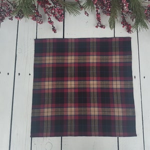 Plaid napkins, tartan napkins