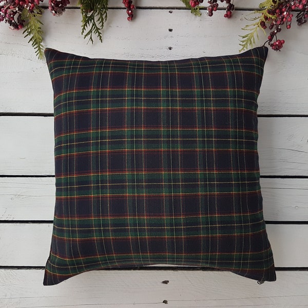 Tartan Pillow Etsy