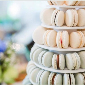 Round Wood Macaron/Macaroon Tower image 2