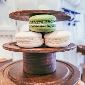 Round Wood Macaron/Macaroon Tower image 8