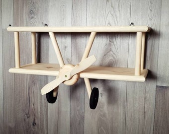 Mittelgroßes Flugzeug Regal, Flugzeug Regal Bausatz, DIY Flugzeug Dekor, Flugzeug Bausatz, Flugzeug Regal mittelgroß, Flugzeug Dekor