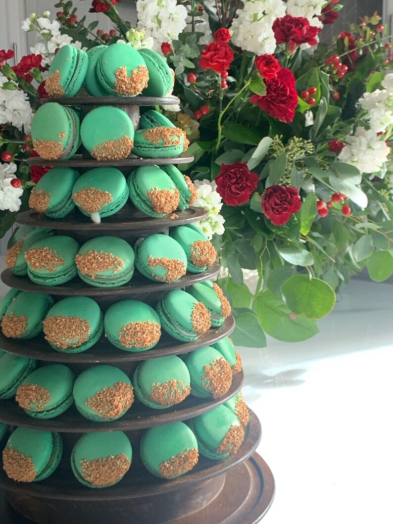 Round Wood Macaron/Macaroon Tower image 7